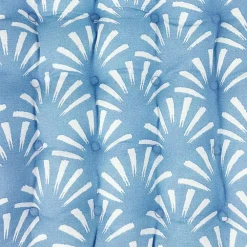 Becquet Galettes de chaise motif palmettes spécial extérieur - Lot de 2< Rideau Et Déco Textile|Galette De Chaise, Housse De Chaise