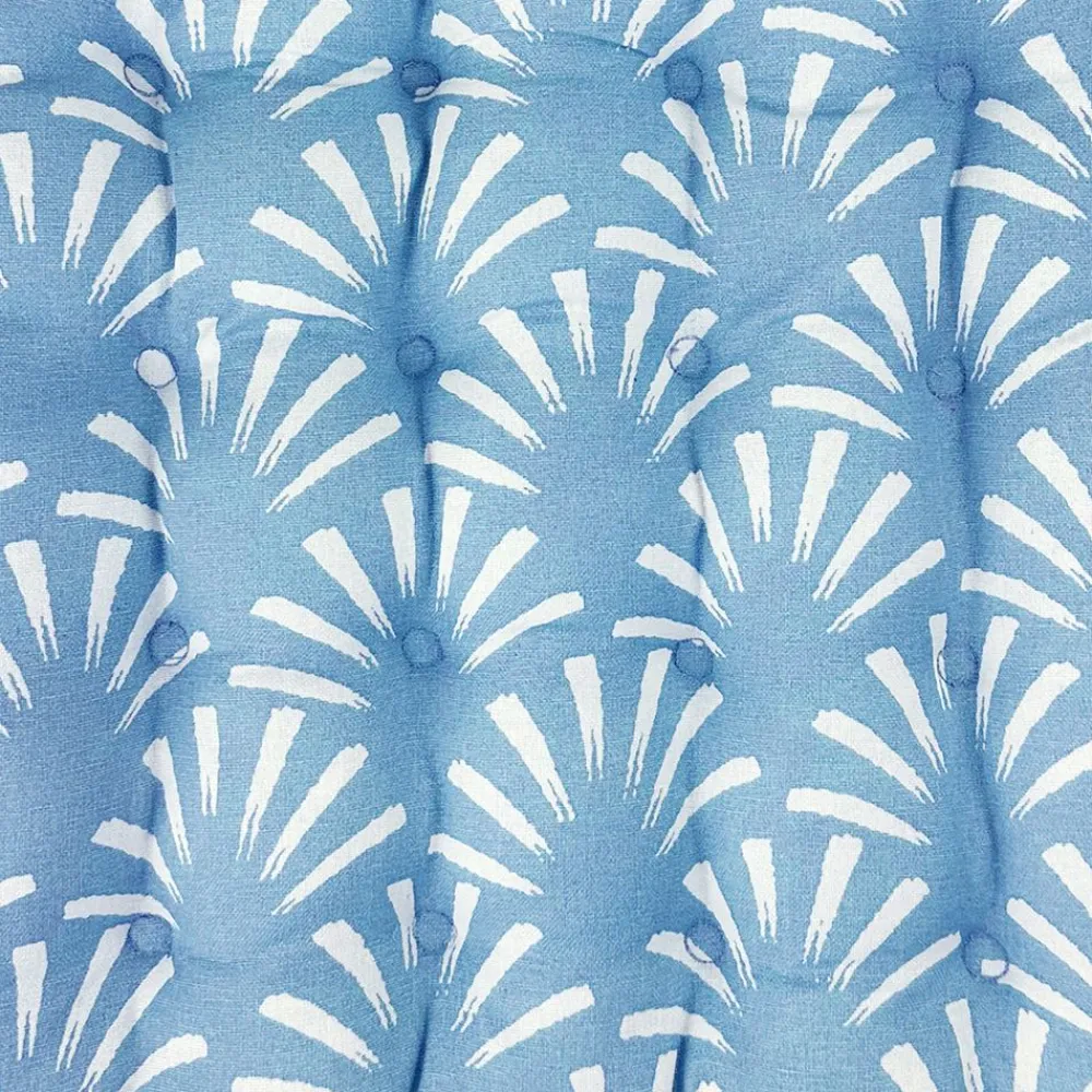 Becquet Galettes de chaise motif palmettes spécial extérieur - Lot de 2< Rideau Et Déco Textile|Galette De Chaise, Housse De Chaise