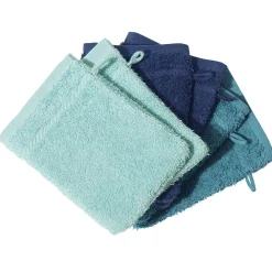 Becquet Gants de toilette unis - Lot de 6< Serviette De Bain Unie|Peignoir De Bain Adulte