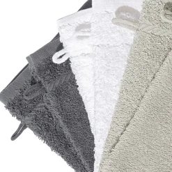 Becquet Gants de toilette unis - Lot de 6< Serviette De Bain Unie|Peignoir De Bain Adulte