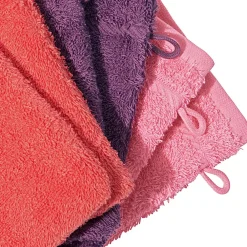 Becquet Gants de toilette unis - Lot de 6< Serviette De Bain Unie|Peignoir De Bain Adulte