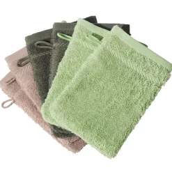 Becquet Gants de toilette unis - Lot de 6< Serviette De Bain Unie|Peignoir De Bain Adulte