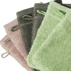 Becquet Gants de toilette unis - Lot de 6< Serviette De Bain Unie|Peignoir De Bain Adulte