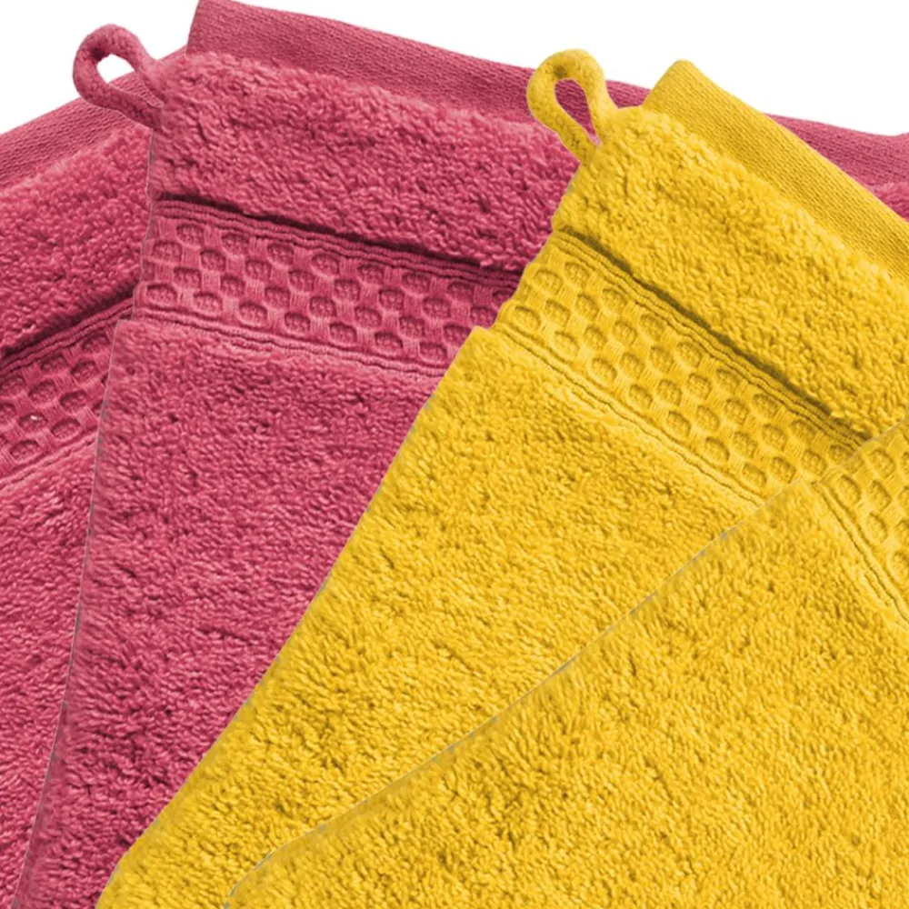 Becquet Gants de toilette unis Airdrop® - Lot de 6< Serviette De Bain Unie|Les Matières