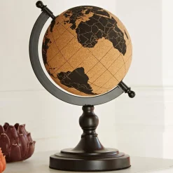 Becquet Globe terrestre en liège< Objet De Décoration|Décoration