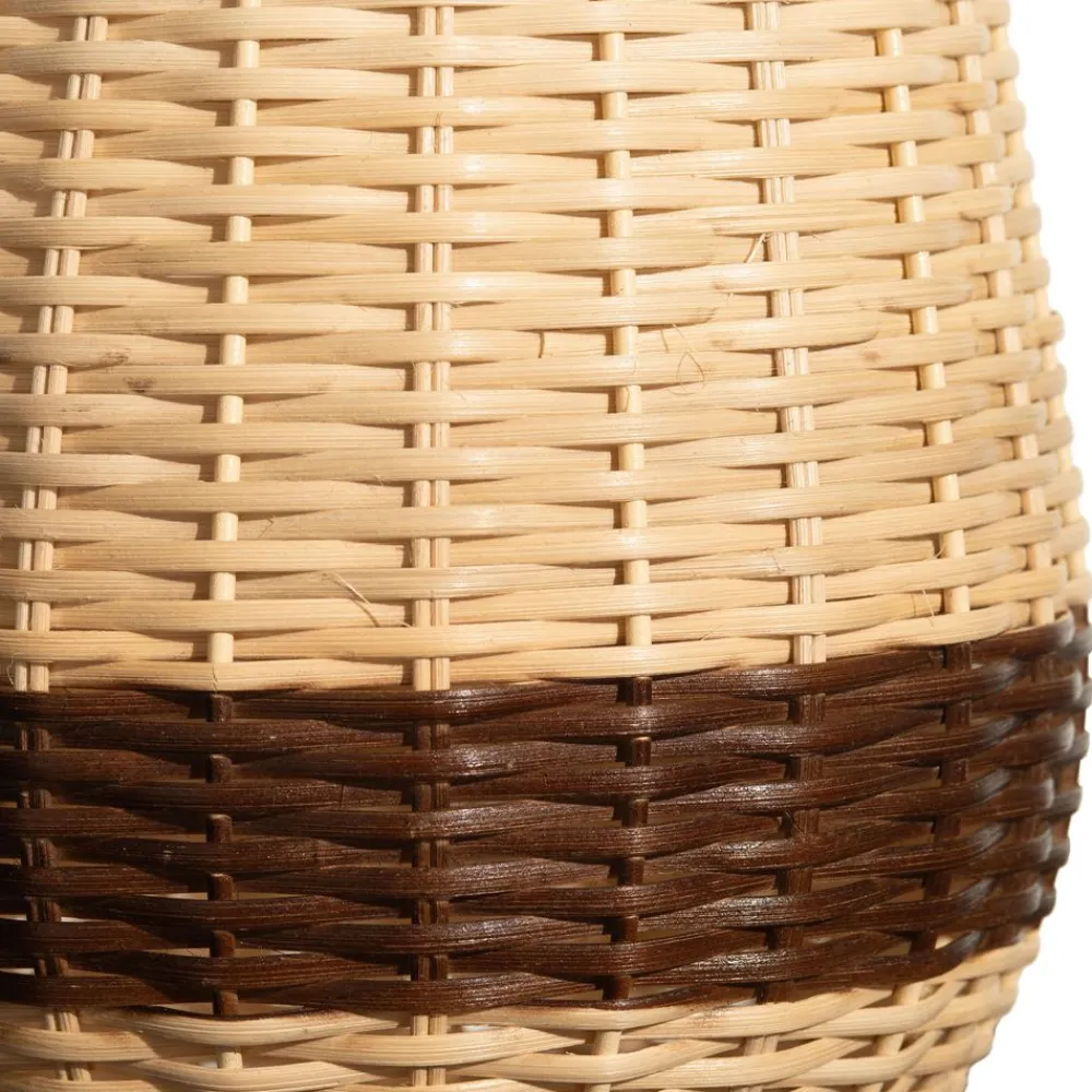 Becquet Grand vase déco en bambou tressé< Vase, Cache-Pot|Décoration