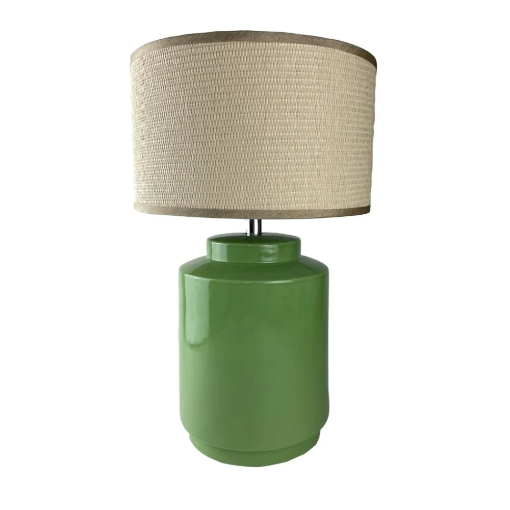 Becquet Grande lampe à poser pied en céramique< Luminaire|Décoration