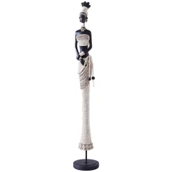 Becquet Grande statuette femme africaine< Statuette, Figurine|Décoration