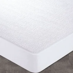 Becquet Housse alèse Bouclette Bi-ome IMPERMÉABLE - RESPIRANT - TRIPLE PROTECTION< Les Matières