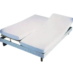 Becquet Housse alèse et Plateau Flanelle double couchage - 2 CONFORTS : simple et imperméable< Les Matières|Protection Literie