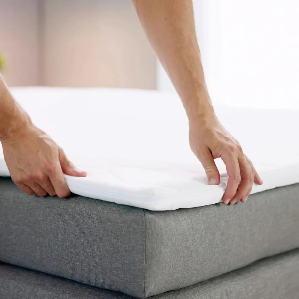Becquet Housse alèse Jersey pour surmatelas - INTÉGRALE - EXTENSIBLE< Les Matières|Protection Literie