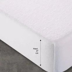 Becquet Housse alèse molleton IMPERMÉABLE standard< Les Matières|Protection Literie