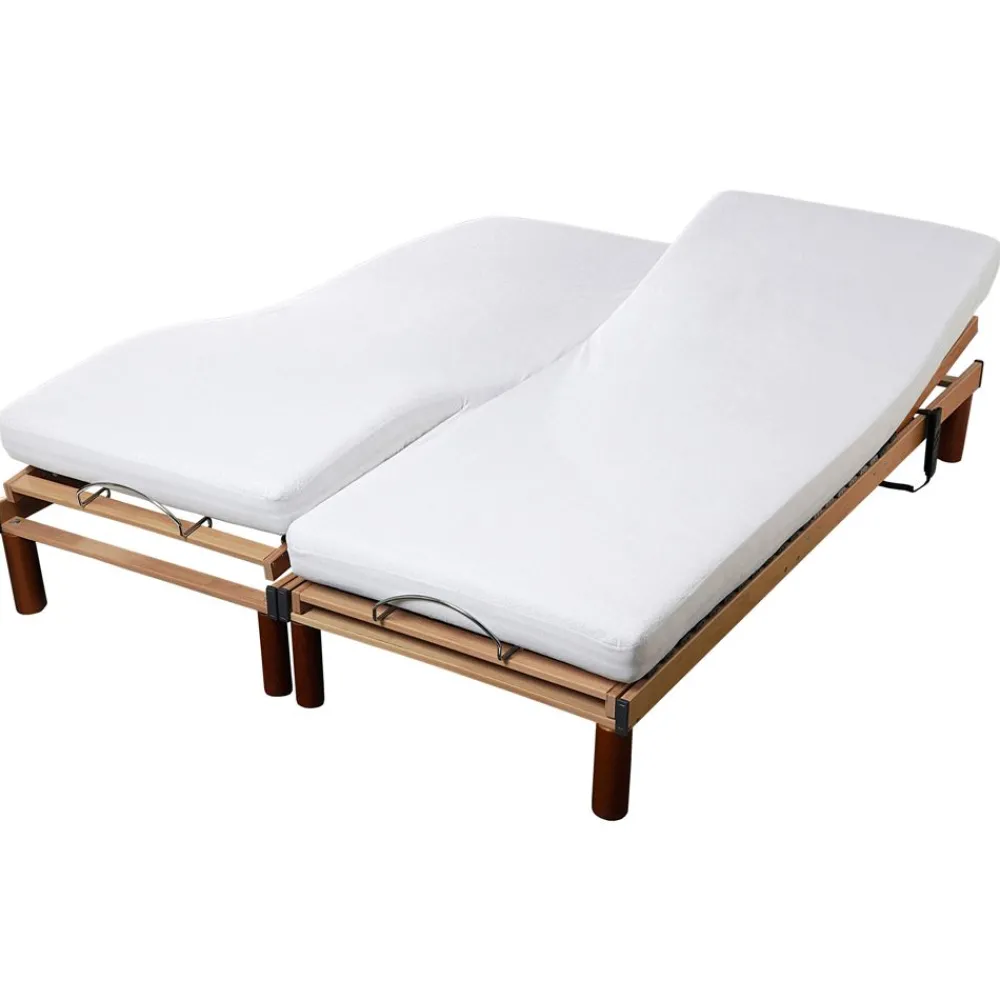 Becquet Housse Bouclette Proneem double couchage - ANTIACARIEN - IMPERMÉABLE - ULTRA-RESPIRANTE< Les Matières|Protection Literie