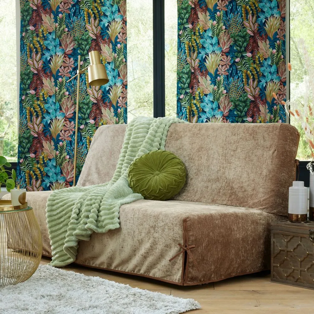 Becquet Housse clic-clac en velours flammé< Rideau Et Déco Textile|Housse De Clic-Clac, Housse Bz