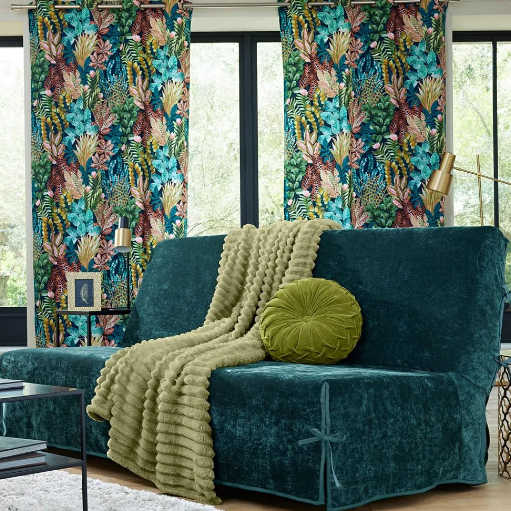 Becquet Housse clic-clac en velours flammé< Rideau Et Déco Textile|Housse De Clic-Clac, Housse Bz