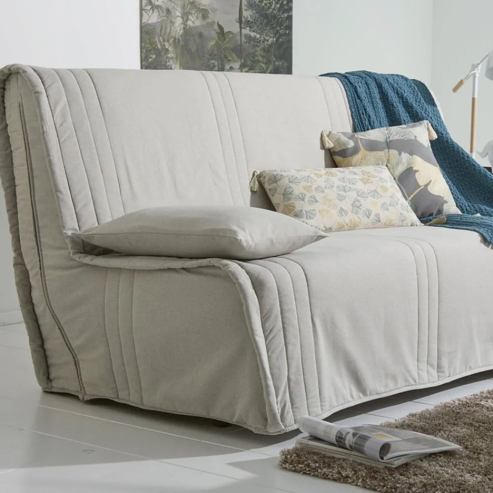 Becquet Housse clic-clac et BZ matelassée< Décoration Textile Unie|Housse De Canapé, Housse De Fauteuil