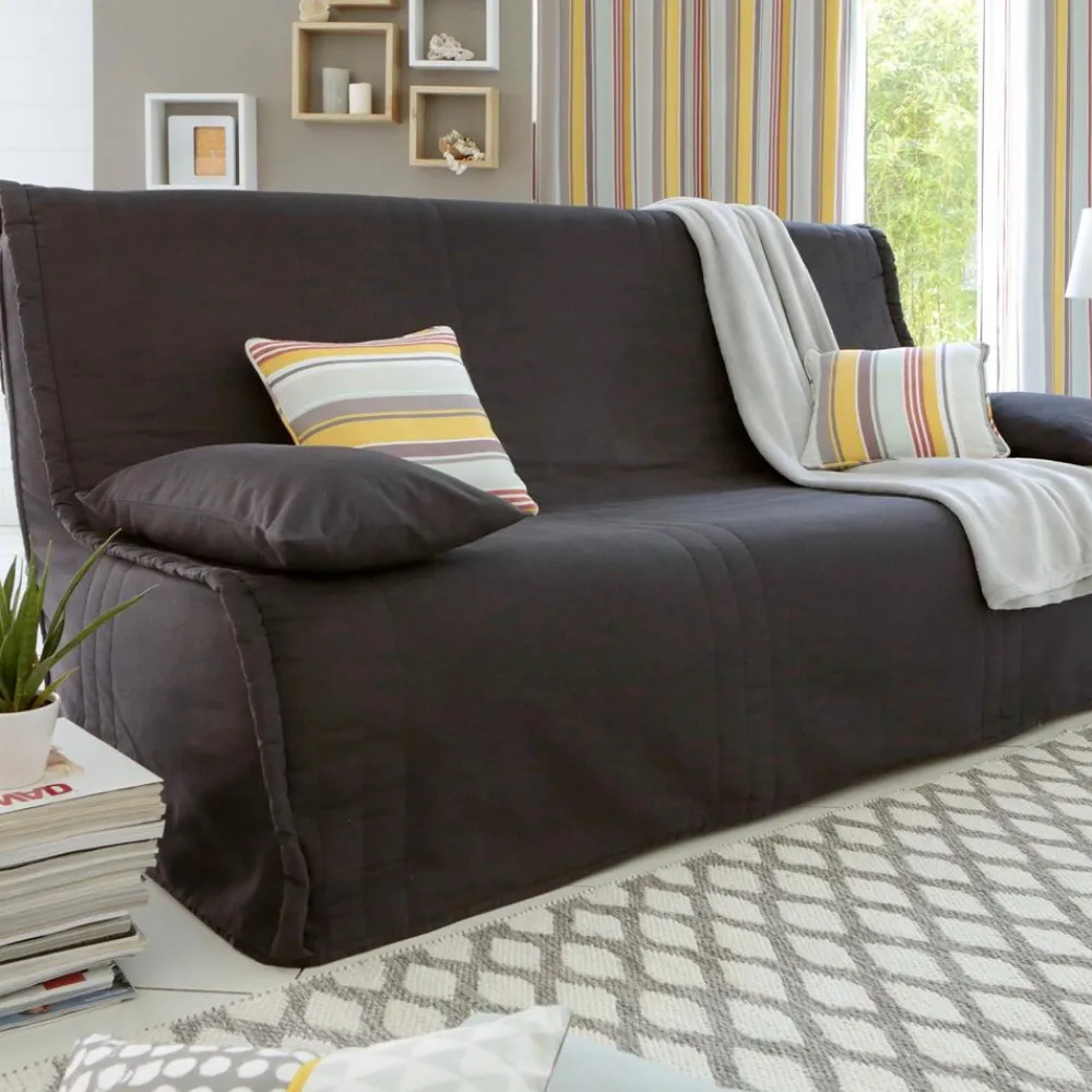 Becquet Housse clic-clac et BZ matelassée< Décoration Textile Unie|Housse De Canapé, Housse De Fauteuil