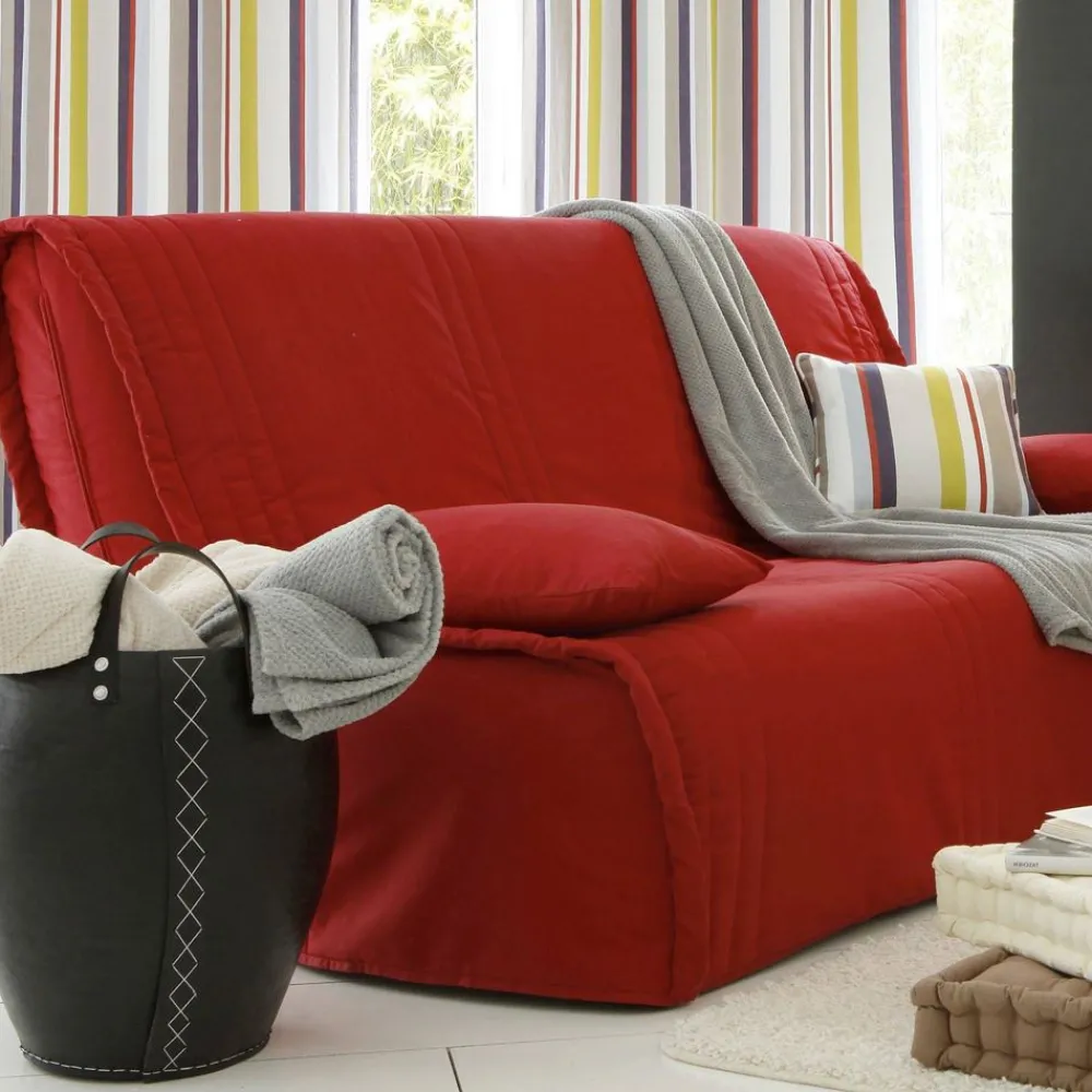 Becquet Housse clic-clac et BZ matelassée< Décoration Textile Unie|Housse De Canapé, Housse De Fauteuil