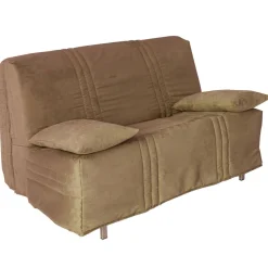Becquet Housse clic-clac et BZ toucher peau de pêche< Rideau Et Déco Textile|Housse De Canapé, Housse De Fauteuil