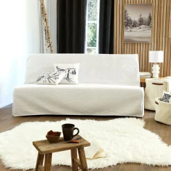 Becquet Housse clic-clac motif vagues< Rideau Et Déco Textile|Housse De Clic-Clac, Housse Bz
