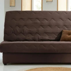 Becquet Housse clic-clac suédine< Rideau Et Déco Textile|Décoration Textile Unie