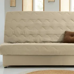 Becquet Housse clic-clac suédine< Rideau Et Déco Textile|Décoration Textile Unie
