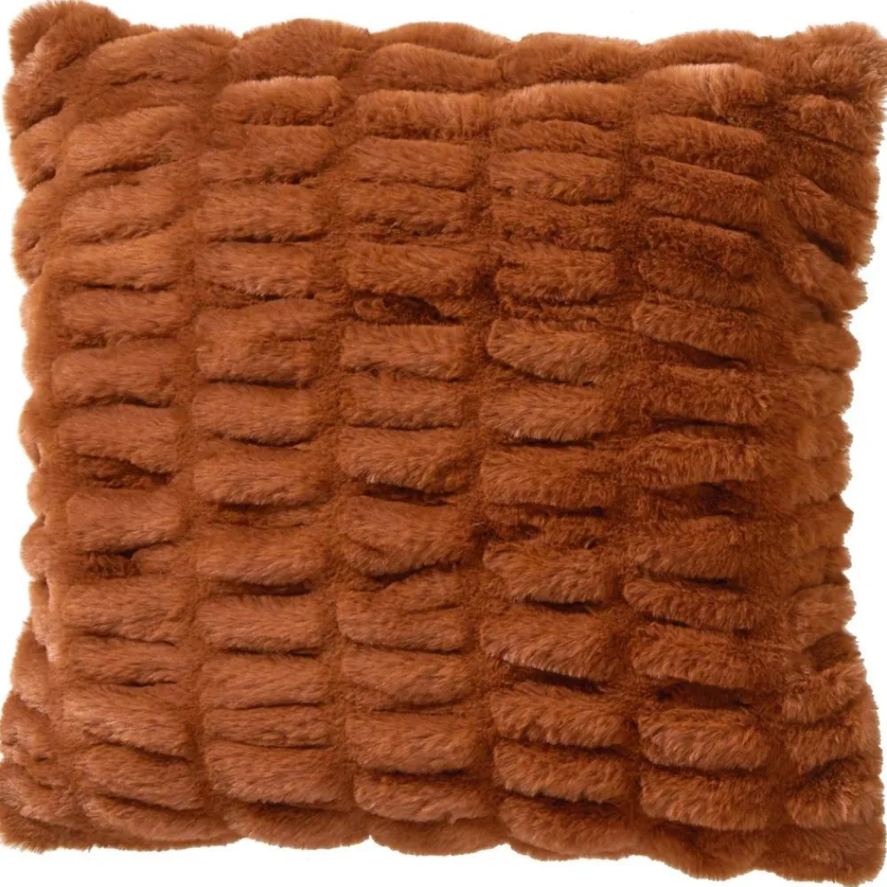 Becquet Housse coussin imitation fourrure à relief< Rideau Et Déco Textile|Coussin, Housse De Coussin