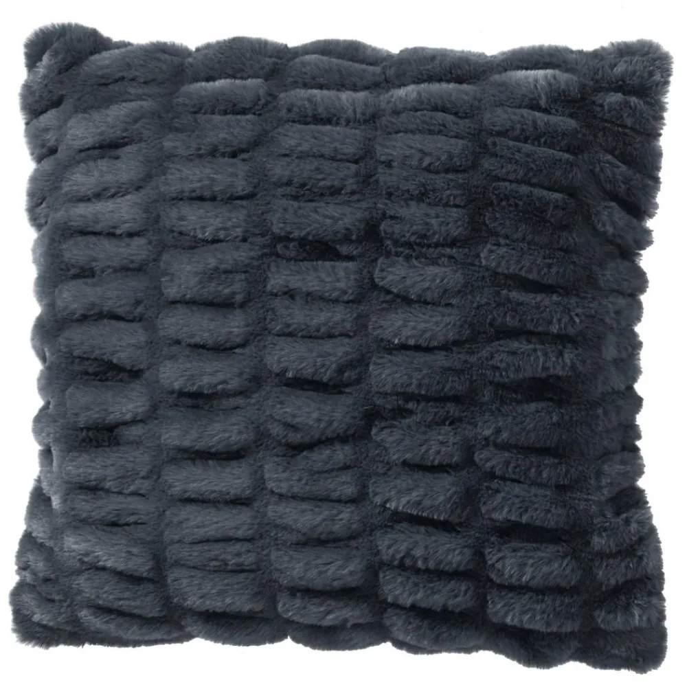 Becquet Housse coussin imitation fourrure à relief< Rideau Et Déco Textile|Coussin, Housse De Coussin