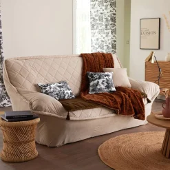 Becquet Housse coussin motif jungle - CRÉATION THÉVENON< Rideau Et Déco Textile|Coussin, Housse De Coussin