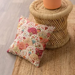 Becquet Housse coussin motif perse< Rideau Et Déco Textile|Coussin, Housse De Coussin
