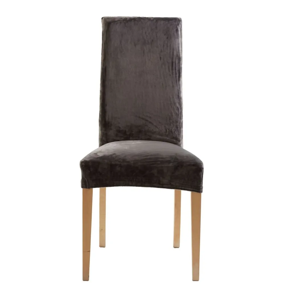 Becquet Housse de chaise bi-extensible microfibre< Décoration Textile Unie|Galette De Chaise, Housse De Chaise