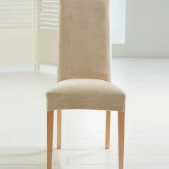 Becquet Housse de chaise bi-extensible microfibre< Décoration Textile Unie|Galette De Chaise, Housse De Chaise