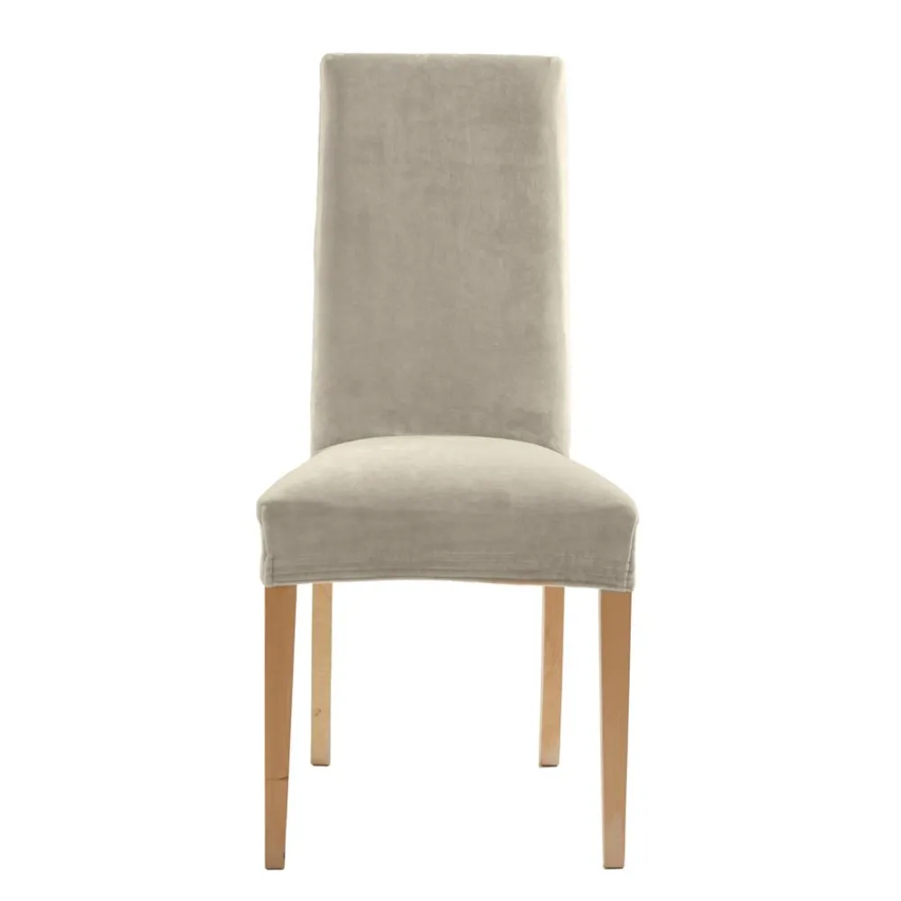 Becquet Housse de chaise bi-extensible microfibre< Décoration Textile Unie|Galette De Chaise, Housse De Chaise