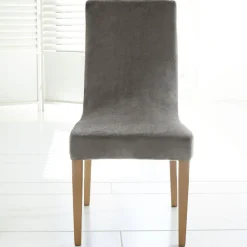 Becquet Housse de chaise extensible toucher peau de pêche - Lot de 2< Rideau Et Déco Textile|Galette De Chaise, Housse De Chaise