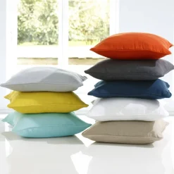 Becquet Housse de coussin en lin lavé< Rideau Et Déco Textile|Décoration Textile Unie