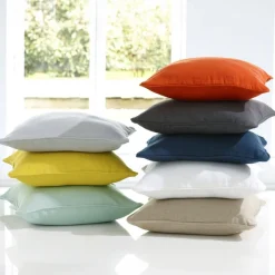 Becquet Housse de coussin en lin lavé< Rideau Et Déco Textile|Décoration Textile Unie