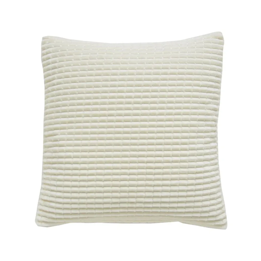 Becquet Housse de coussin et jeté de lit tufté velours - CRÉATION< Décoration Textile Unie|Plaid