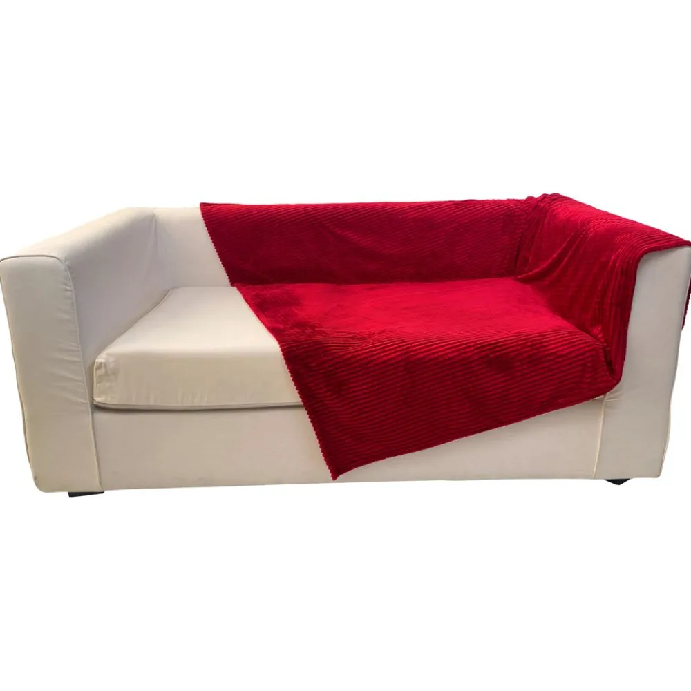 Becquet Housse de coussin et jeté de lit tufté velours - CRÉATION< Décoration Textile Unie|Plaid