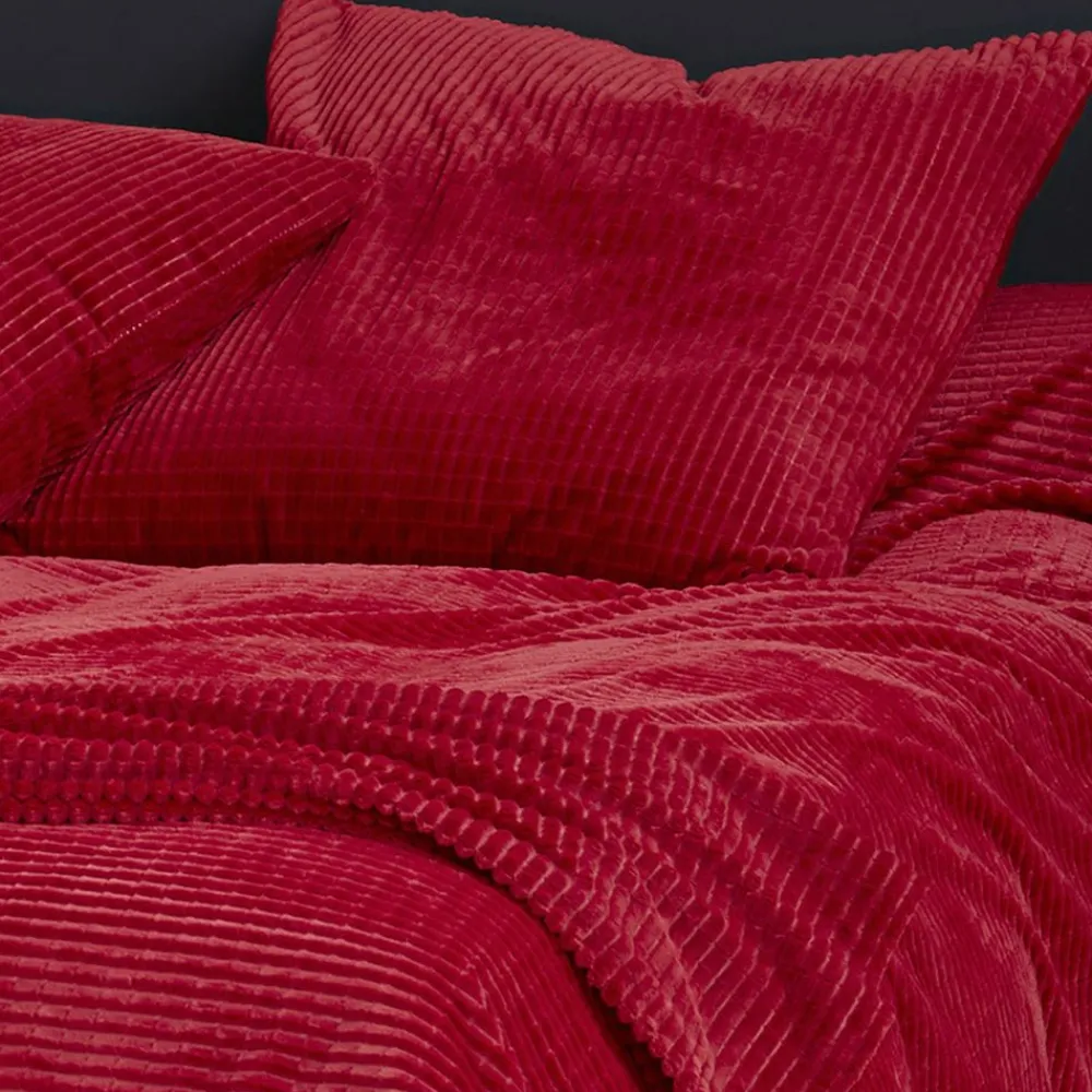 Becquet Housse de coussin et jeté de lit tufté velours - CRÉATION< Décoration Textile Unie|Plaid