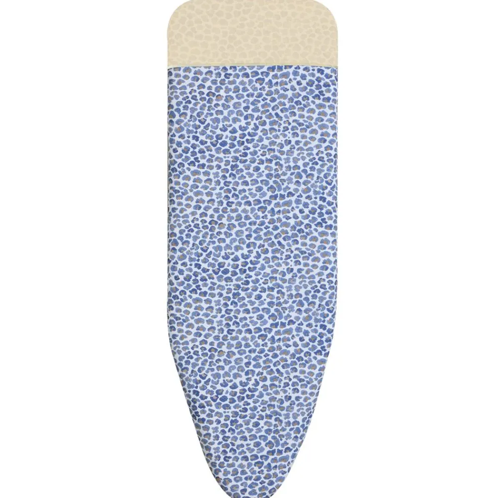 Becquet Housse de table à repasser et nappe de repassage motif léopard bleu - CRÉATION< Entretien Du Linge Et Repassage