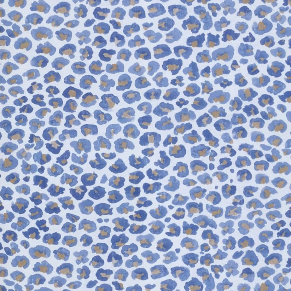 Becquet Housse de table à repasser et nappe de repassage motif léopard bleu - CRÉATION< Entretien Du Linge Et Repassage