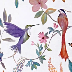 Becquet Housse de table à repasser ou nappe de repassage 5 épaisseurs motif fleurs et oiseaux - CRÉATION< Entretien Du Linge Et Repassage