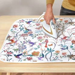 Becquet Housse de table à repasser ou nappe de repassage 5 épaisseurs motif fleurs et oiseaux - CRÉATION< Entretien Du Linge Et Repassage