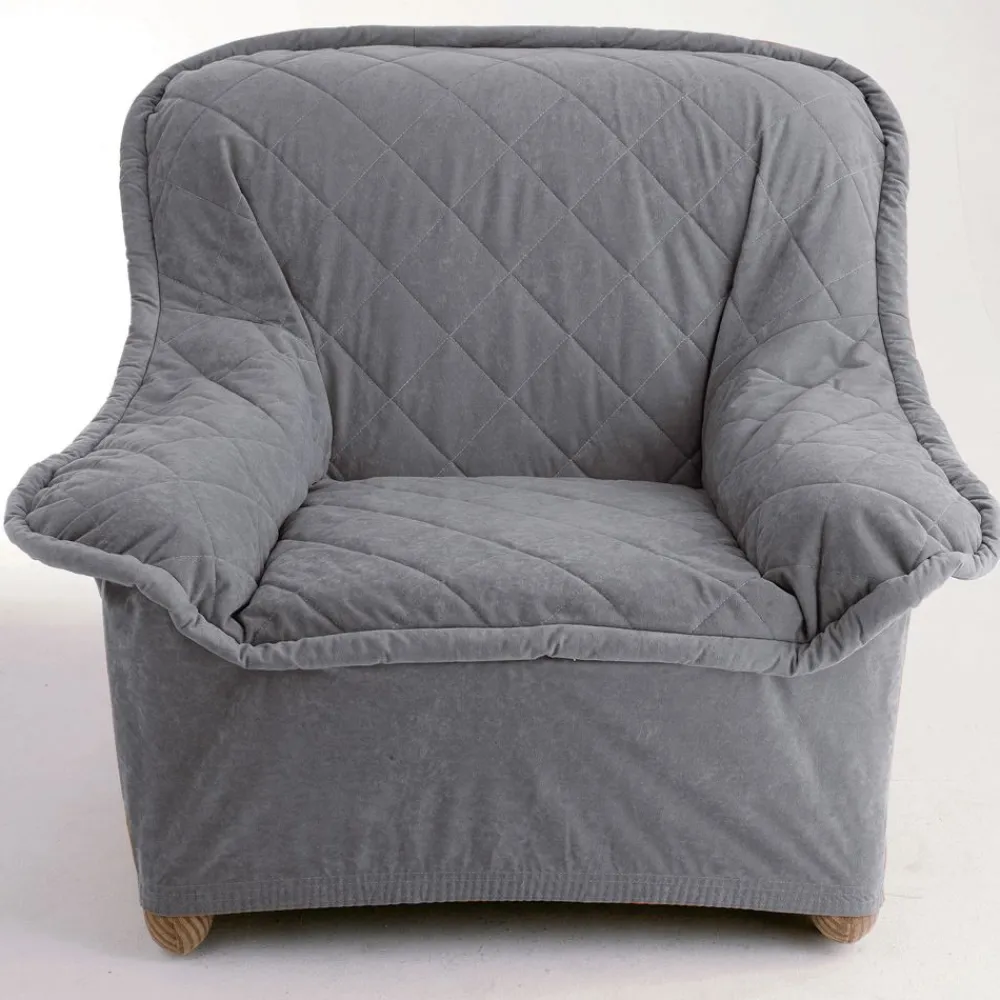 Becquet Housse fauteuil, canapé et coussin en microfibre< Décoration Textile Unie|Housse De Canapé, Housse De Fauteuil