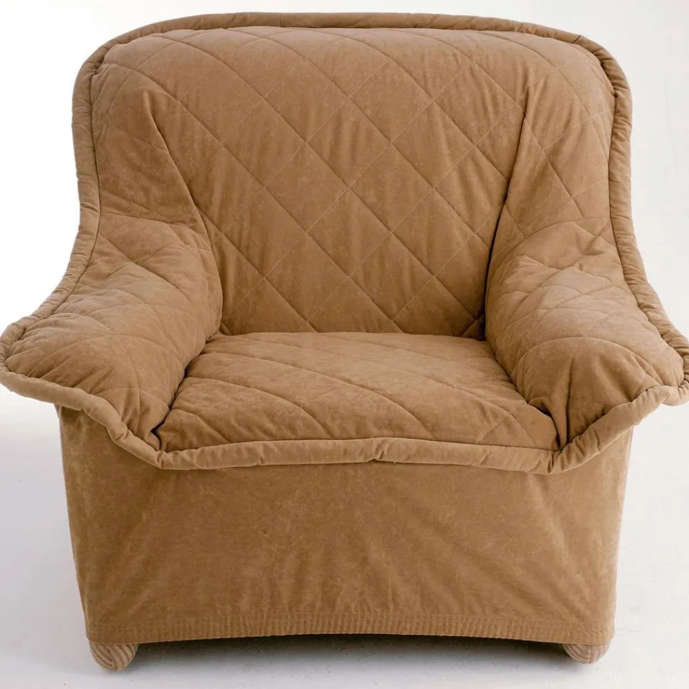 Becquet Housse fauteuil, canapé et coussin en microfibre< Décoration Textile Unie|Housse De Canapé, Housse De Fauteuil