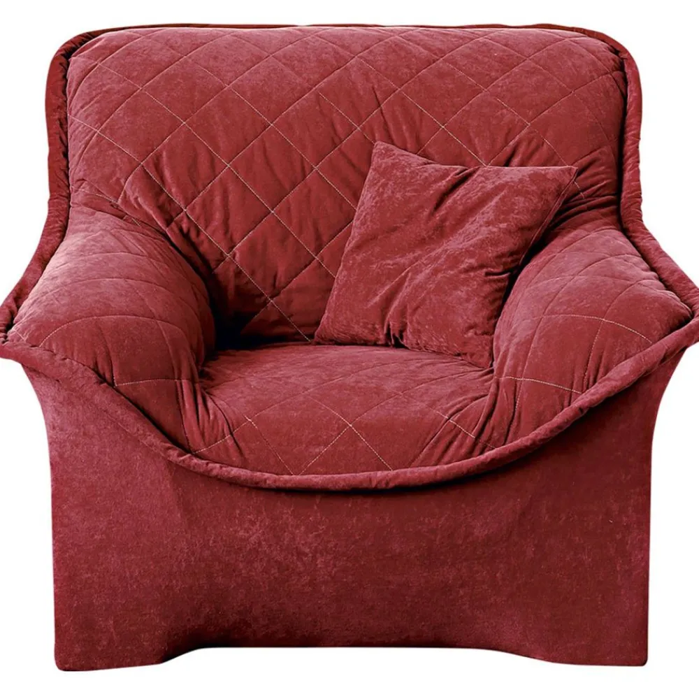 Becquet Housse fauteuil, canapé et coussin en microfibre< Décoration Textile Unie|Housse De Canapé, Housse De Fauteuil