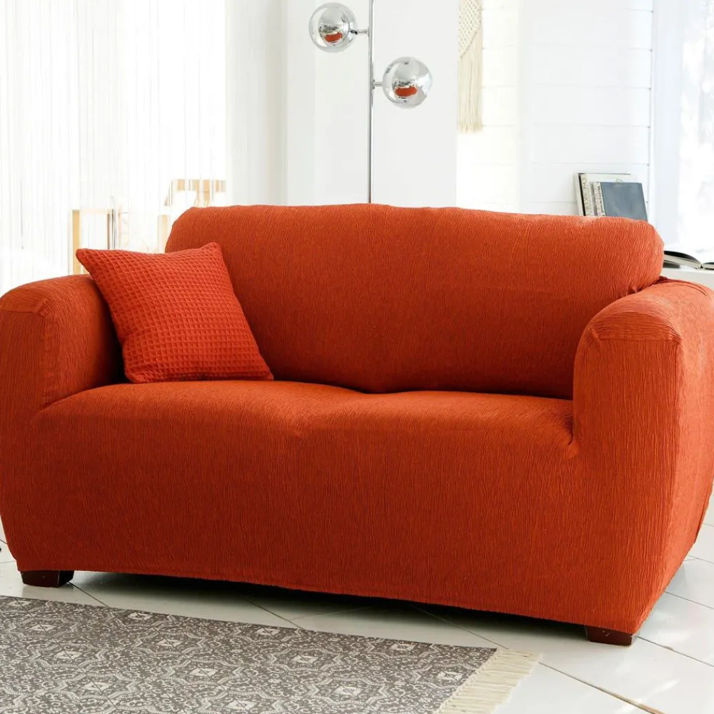 Becquet Housse fauteuil et canapé extensible universelle< Décoration Textile Unie|Housse De Canapé, Housse De Fauteuil