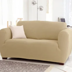 Becquet Housse fauteuil et canapé extensible universelle< Décoration Textile Unie|Housse De Canapé, Housse De Fauteuil