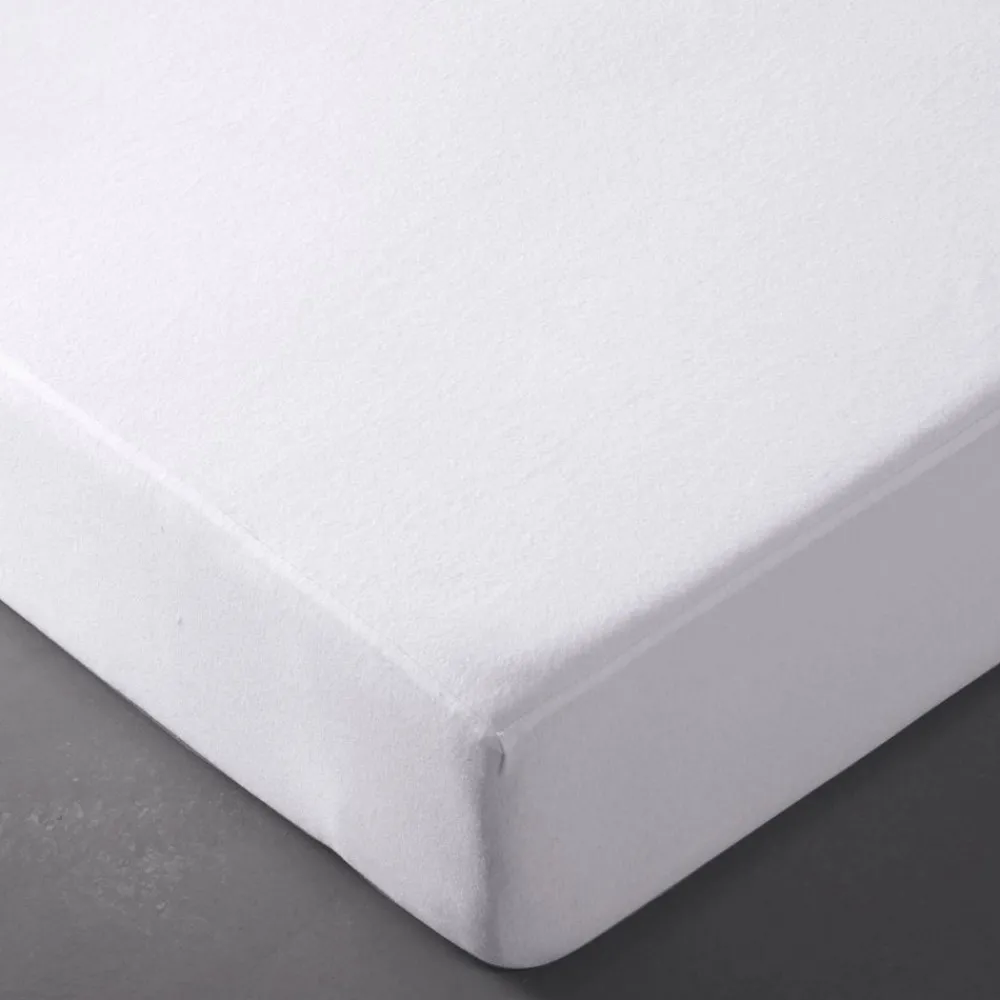 Becquet Housse matelas - FIBRES RECYCLÉES - molleton IMPERMÉABLE - 180 g/m²< Les Matières|Protection Literie