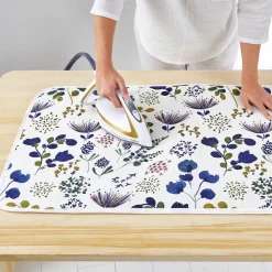 Becquet Housse pour table à repasser 5 épaisseurs ou nappe de repassage 4 épaisseurs à fleurs - CRÉATION< Entretien Du Linge Et Repassage